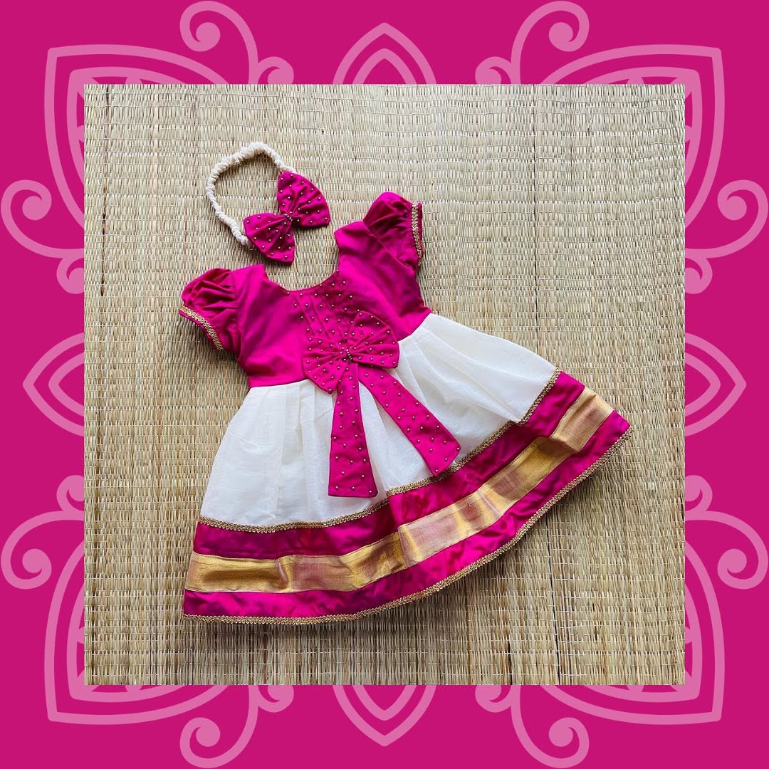 Pink Kerala Frock