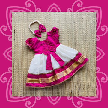 Pink Kerala Frock