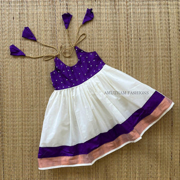 Voilet Kerala Frock