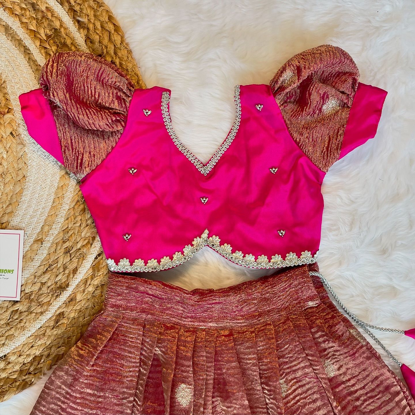 Pink Crush Tissue Skirt and Top