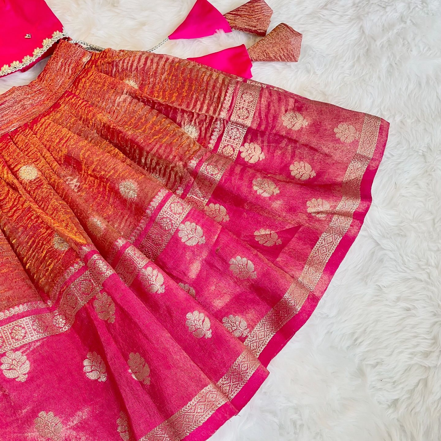 Pink Crush Tissue Skirt and Top