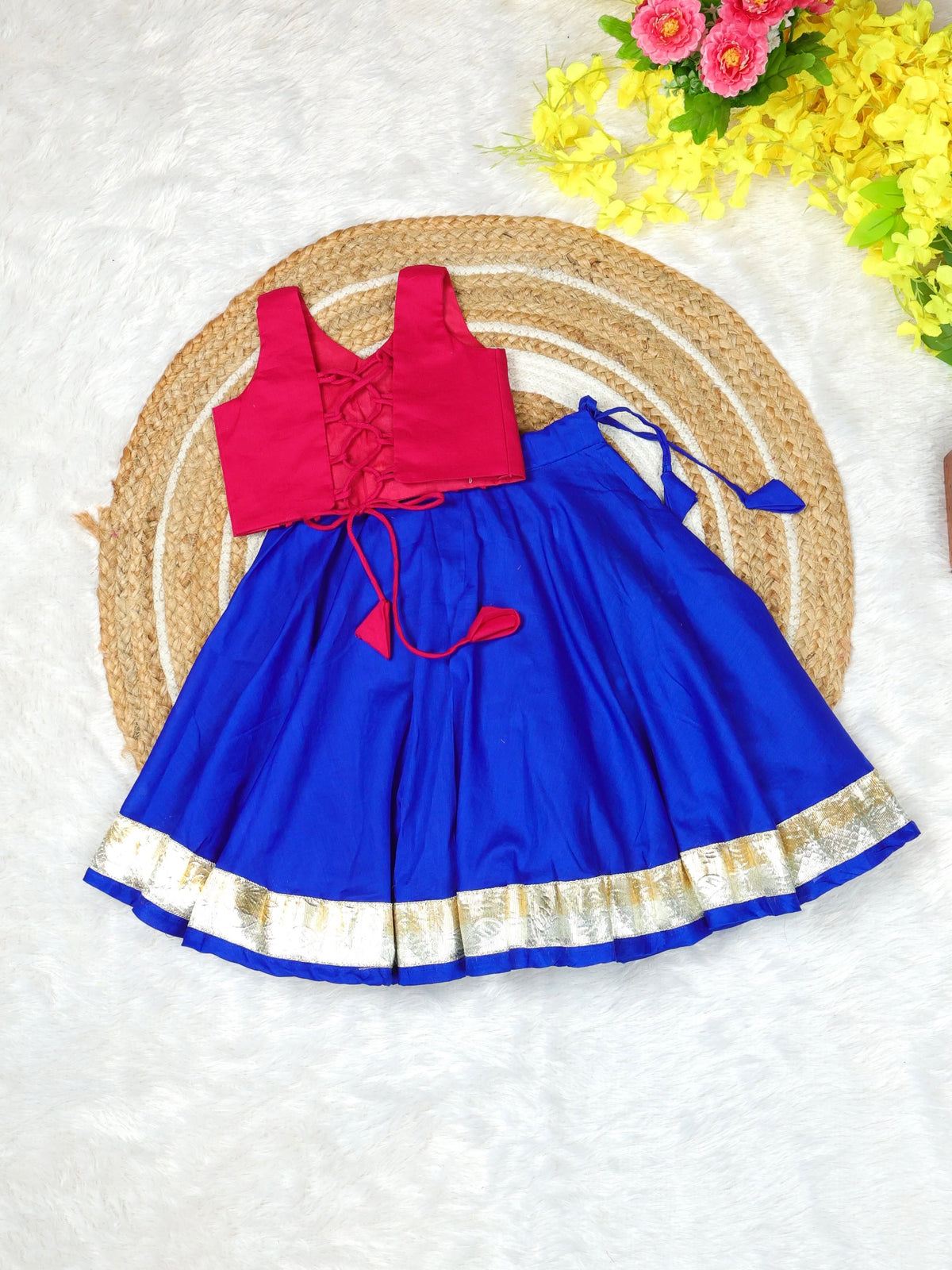 Navaratri Special Garba Collection - Pink and Blue Combo