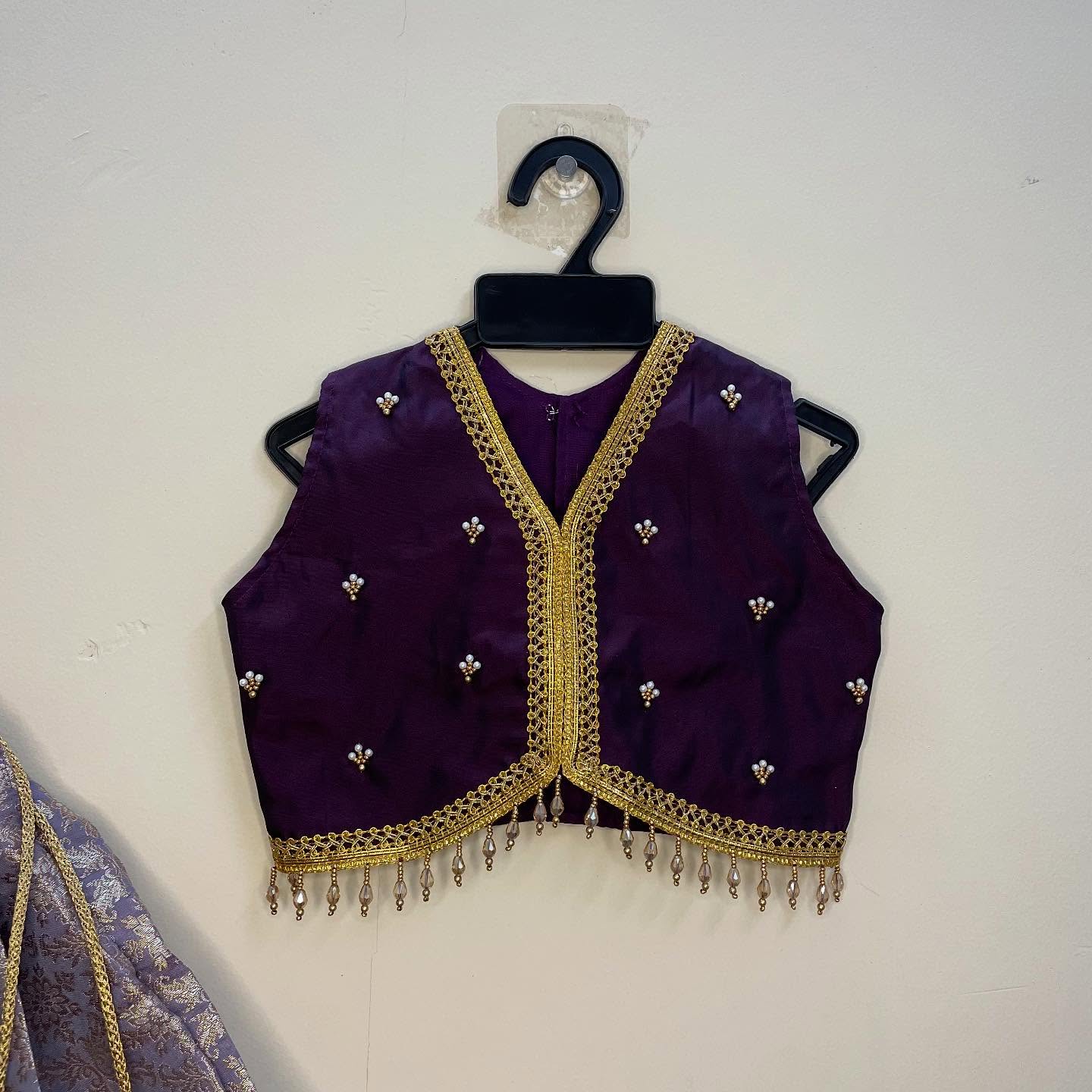 Lilac Color Premium Banarasi Skirt and Purple Top