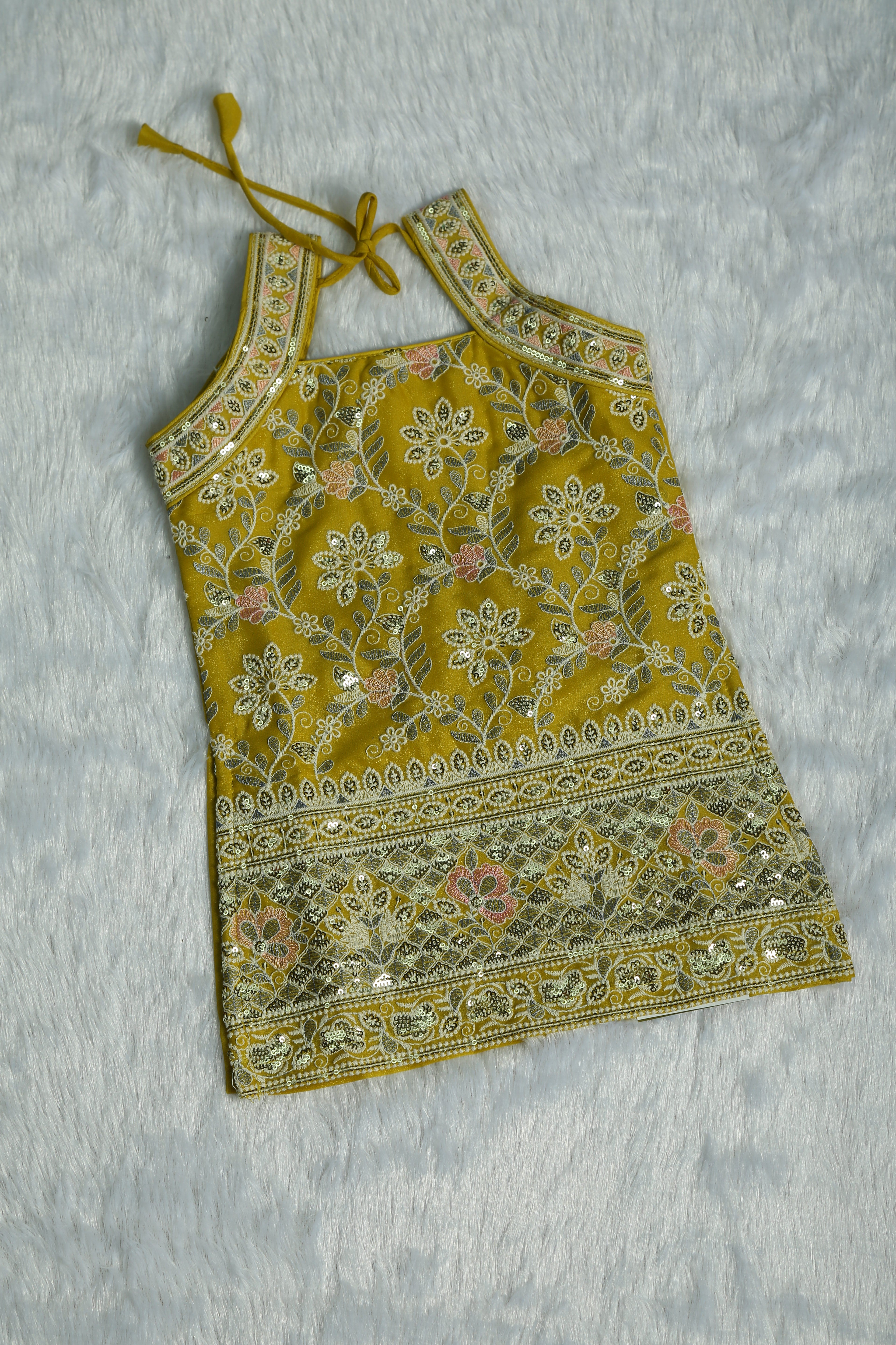 Sheen Green Palazzo Pant and Top