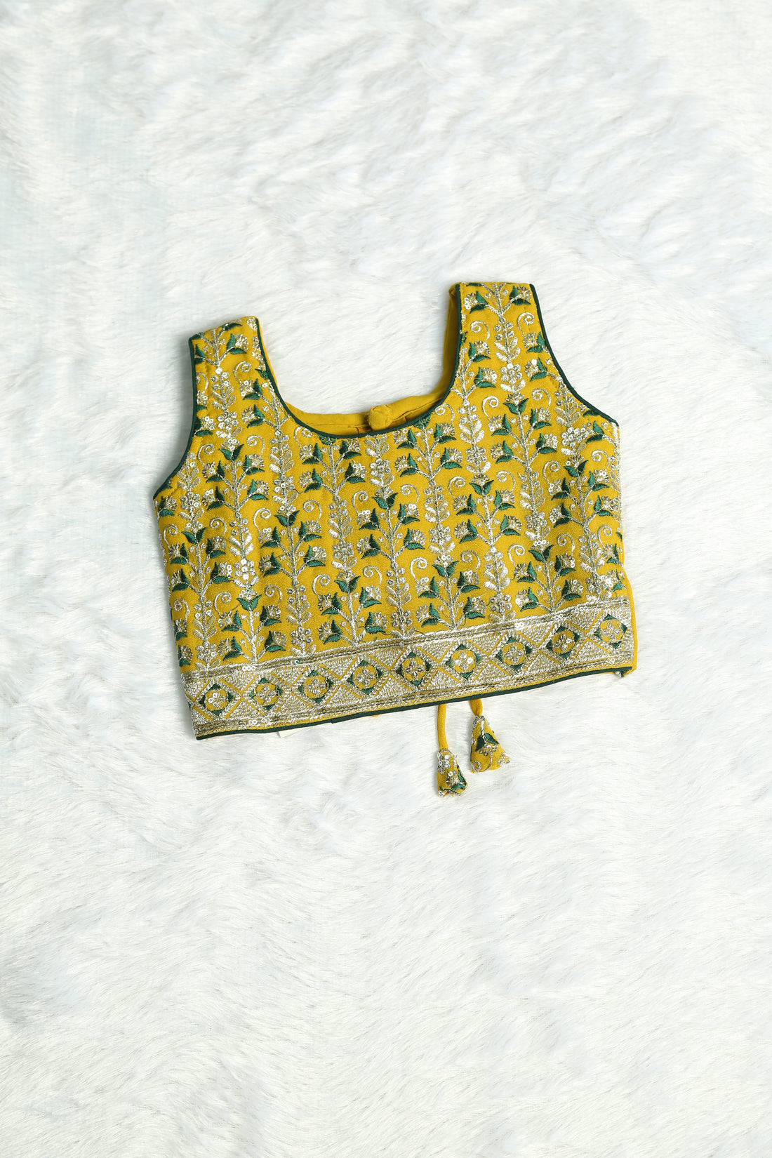 Yellow and Green Embrodery work  Festival Grand Lehenga Set