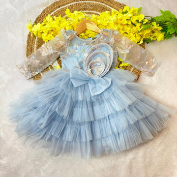 Light Blue - Perfect birthday wear for your little one