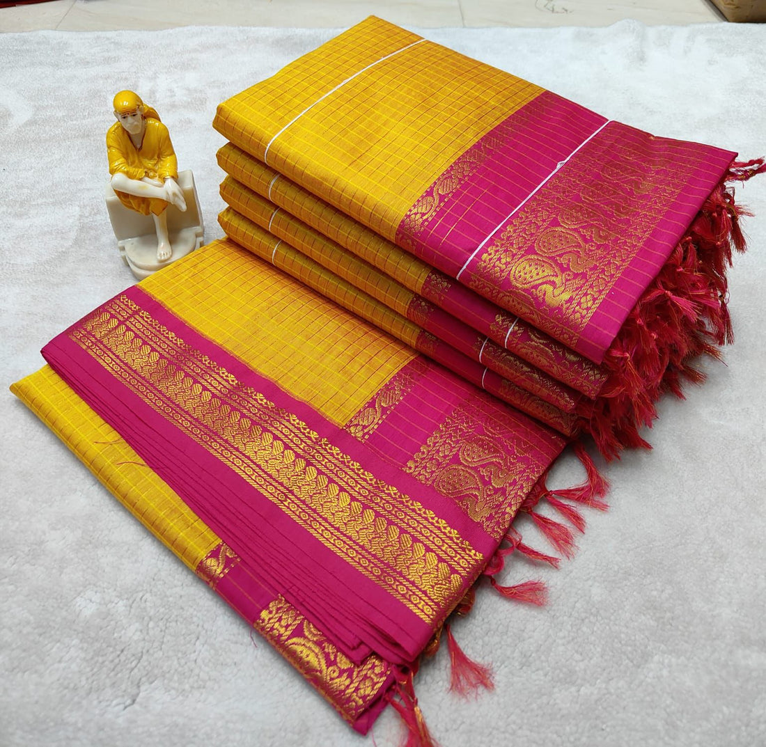 Parampara - The Grand Twinning Edit | Mom & Daughter Festive Collection - Yellow and Pink Combo