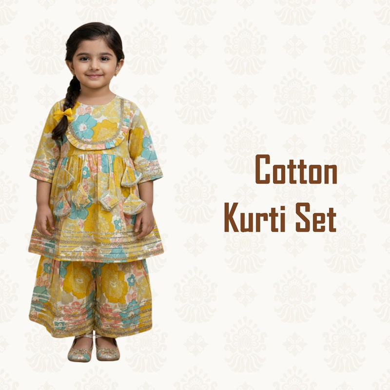 Cotton Kurti Set