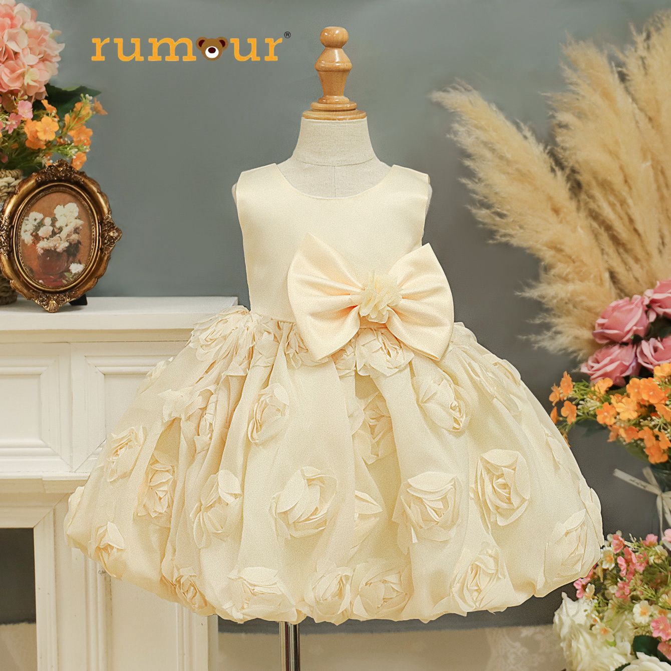 Ivory Color - Perfect birthday wear for your little one