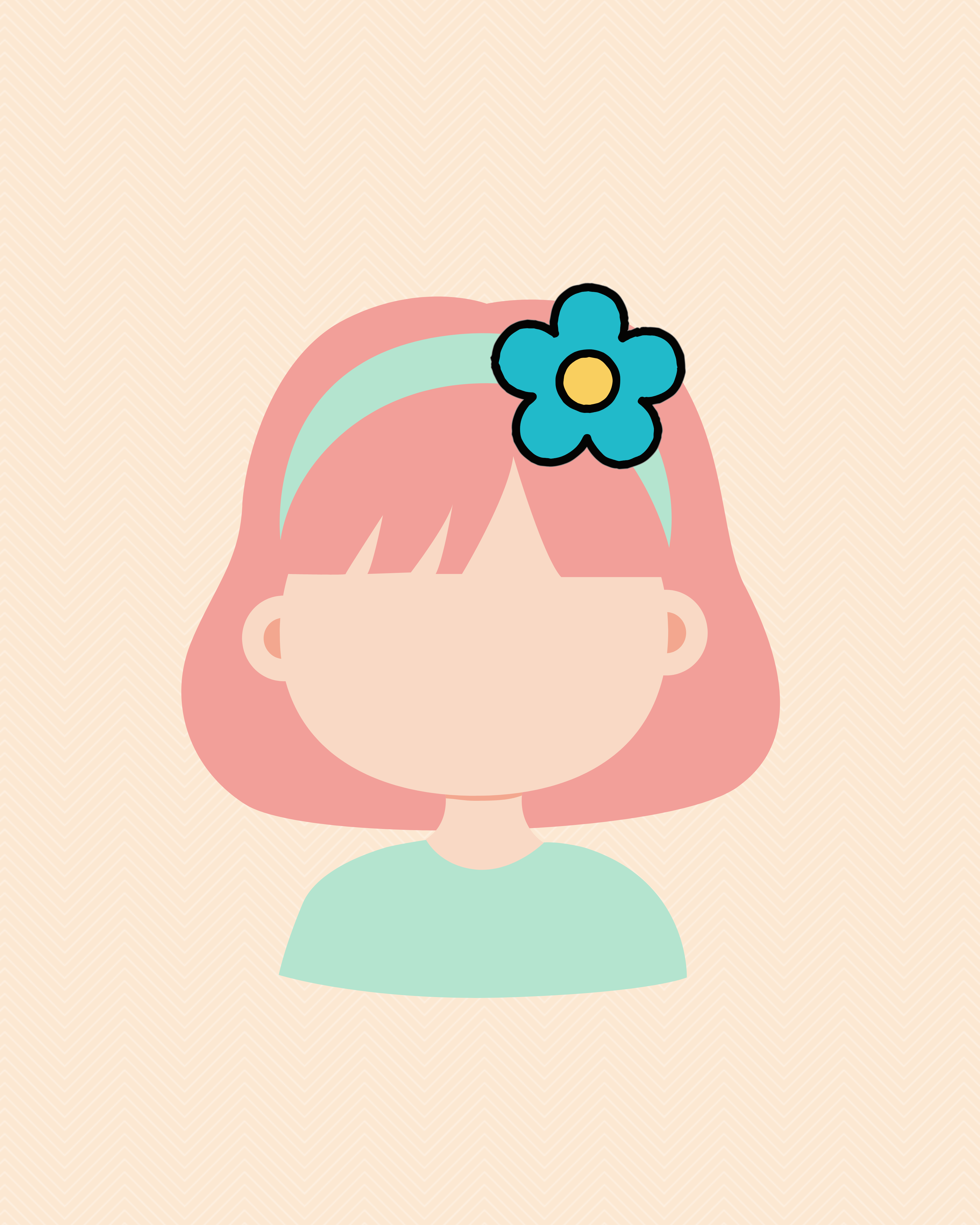 Matching Flower Headband
