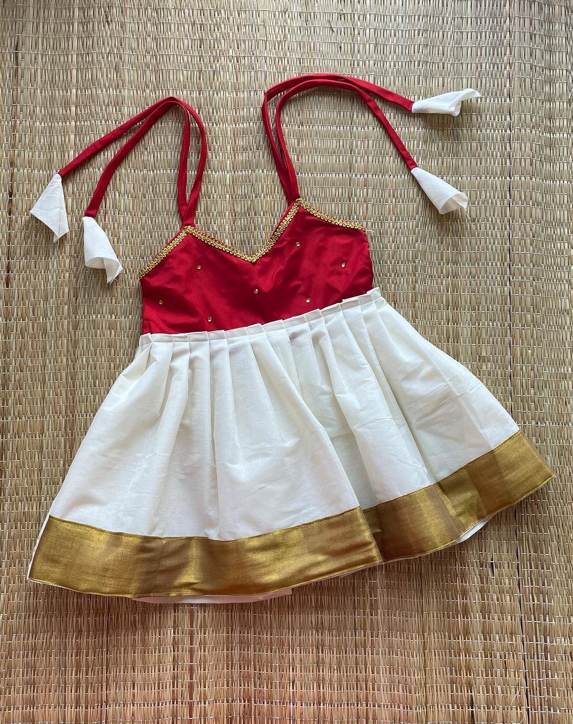 Kasavu frock for discount babies