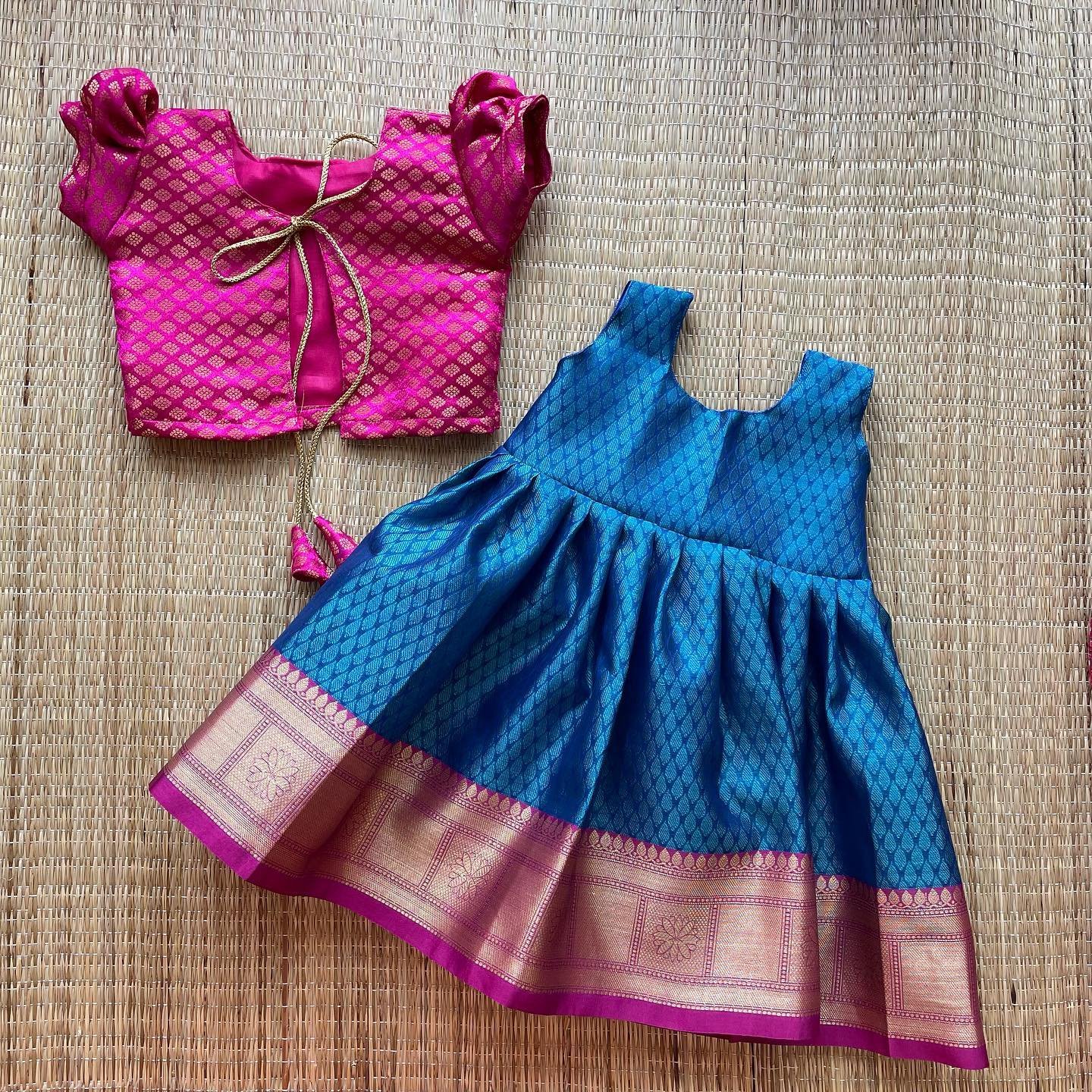 Pattu frock deals for baby girl