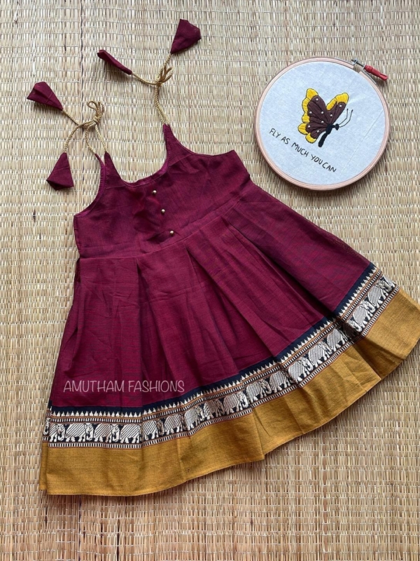 Pattu Pavadai Girls Dress Price Starting From Rs 1,000/Unit. Find Verified  Sellers in Ongole - JdMart