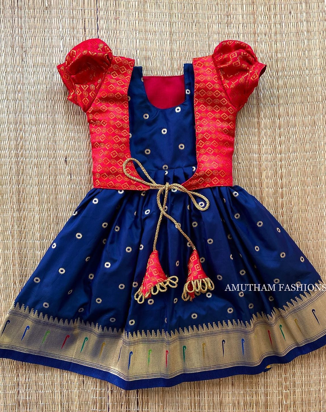 Buy Navy Blue Dresses & Frocks for Girls by BABYWISH Online | Ajio.com