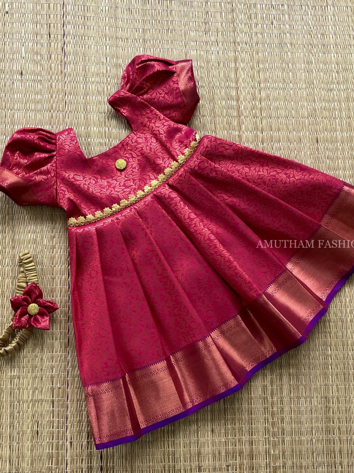 Silk frocks for newborn babies