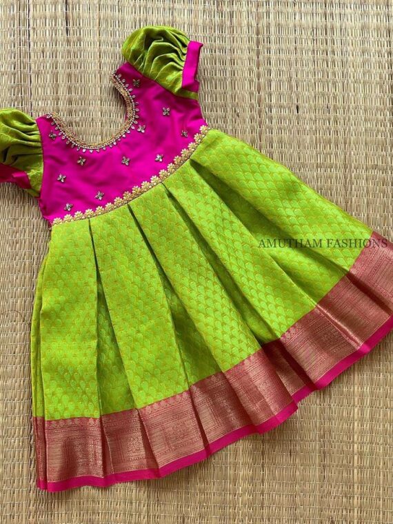 Trendy Girls Fashion Dresses | Frocks | Pattu Pavadai | Putchi – Tagged  