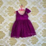 Purple Netted Frock (Party/Birthday Edits) - Pre Booking