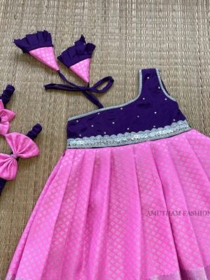 Plated barbie baby frock | cutting and stitching full tutorial step by step  - YouTube