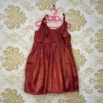 Dark Pink Kuberapattu Silk Frock (Ready to Dispatch)