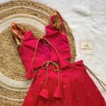Pink Paithani Silk Lehenga & Top (Ready to Dispatch)