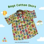 Super Comfortable and Stylish 100% Cotton Kids Shirt - Funny Monkey Print