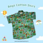 Super Comfortable and Stylish 100% Cotton Kids Shirt - Jungle Print