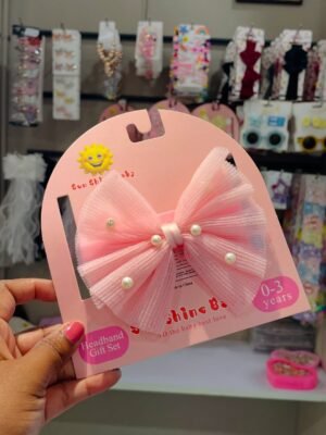 Bow Headband for Babies - Pink (Ready to Dispatch)