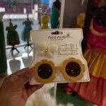 Baby Sunglass with Hair Clip set - MUSTARD YELLOW (Ready to Dispatch)