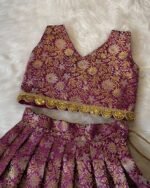 Banarasi weave Pattu Lehenga Set - Lovely Purple (Pre Booking)