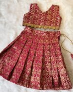 Banarasi weave Pattu Lehenga Set - Royal Maroon (Pre Booking)