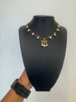 Green Flower Pendant invisible necklace – INC024