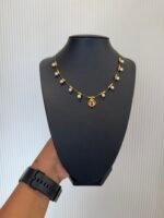 Pink and White Ad Pendant invisible necklace - INC007