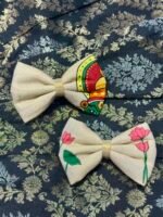 Hand-painted Bow Alligator Clips Combo (Pack of 2) – HPB07