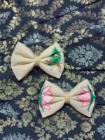 Hand-painted Bow Alligator Clips Combo (Pack of 2) – HPB10