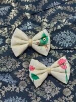 Hand-painted Bow Alligator Clips Combo (Pack of 2) – HPB11