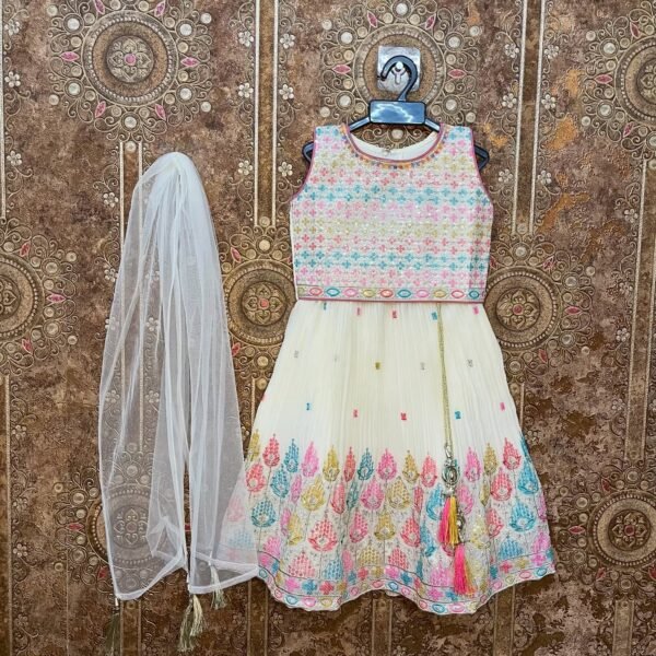 White Lehenga Choli Set - Aura (Ready to Dispatch)