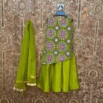 Green Color Sharara Set - Lia (Ready to Dispatch)