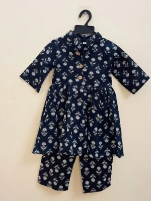 Dark Blue Co-ord pant top - Breathable cotton, easy fit and chic style - Ready to Dispatch