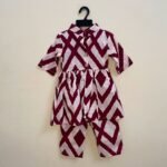 Maroon Co-ord pant top - Breathable cotton, easy fit and chic style - Ready to Dispatch