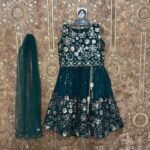 Ramar Green Embroidery Lehenga Set - (Ready to Dispatch)
