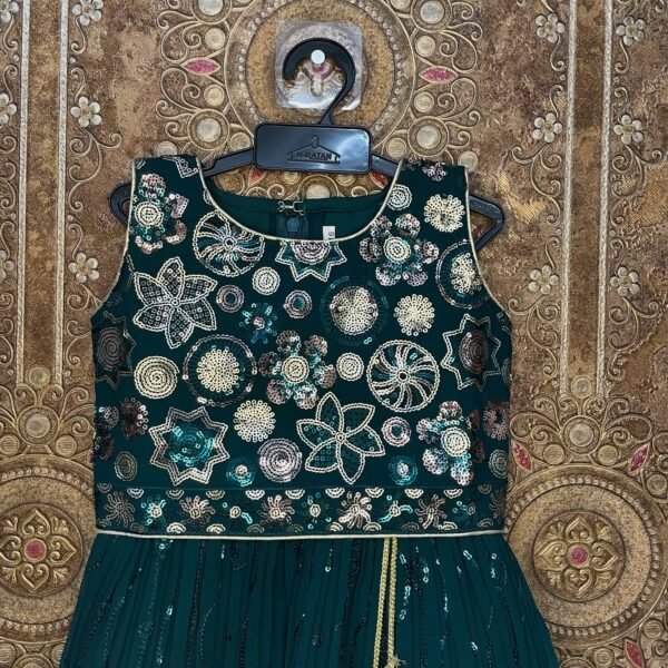 Ramar Green Embroidery Lehenga Set - (Ready to Dispatch)