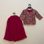 Pink Palazzo Set for Kids – Festive Elegance with Comfort - (Ready to Dispatch)