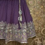 Purple Embroidery & Sequin Work Lehenga Set - (Ready to Dispatch)