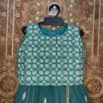 Teal blue embroidered Lehenga Set - (Ready to Dispatch)