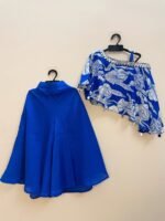 Navy Blue Color stylish palazzo set - Niha (Ready to Dispatch)
