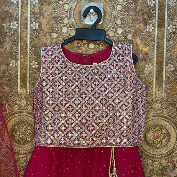 A timeless Rani Pink Lehenga Set - (Ready to Dispatch)