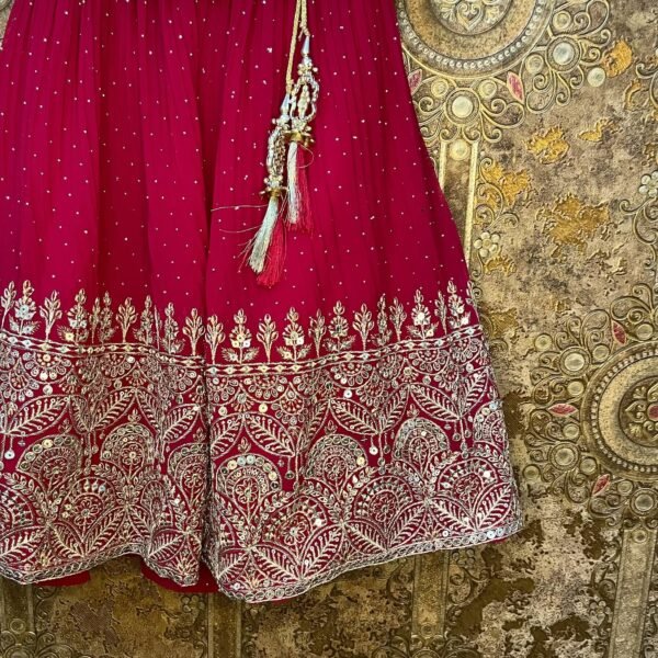 A timeless Rani Pink Lehenga Set - (Ready to Dispatch)