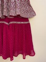 “Twirl, shine & sparkle — our pink ethnic sharara steals the show - (Ready to Dispatch)