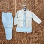 Stylish Indo-Western coat suit for boys - Light Blue Color (Ready to Dispatch)