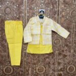 Stylish Indo-Western coat suit for boys - Yellow Color (Ready to Dispatch)
